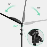 PLOKAMA LIVE-P24 24 inch Application Scenarios Professional Shot Live Video LED Fill Light – Black - Image 3