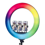 PLOKAMA LIVE-R45 Pro 18 inch 45CM Soft LED RGB Ring Light – Black - Image 2