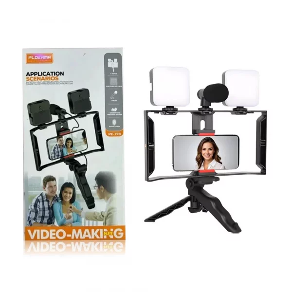 PLOKAMA PK-778 Video Making Kit Live Video Recording Vlogging Set