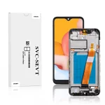 Genuine LCD Screen For Samsung Galaxy A01 (A015F) With Frame and Touchpad – Black  (GH81-18209A)