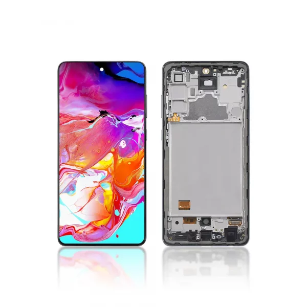 Replacement LCD Screen For Samsung Galaxy A72 (A725F) Black – With Frame