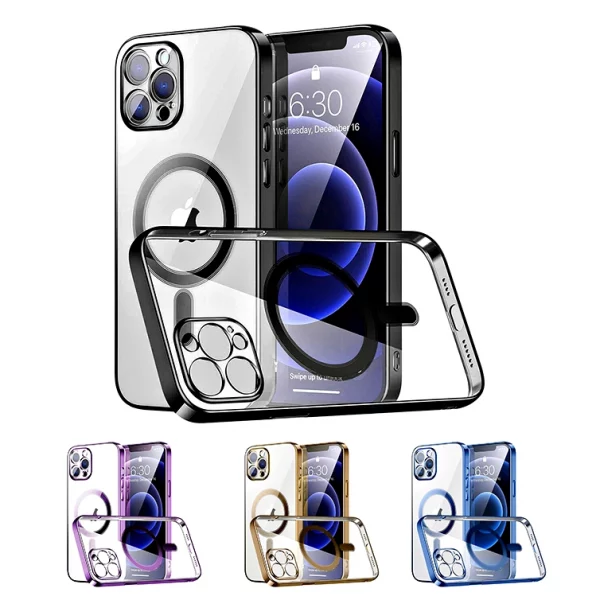 Magsafe Electro Plated Case For iPhone 16 Plus