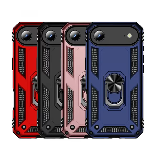 Slim Shockproof Ring Armor Case For iPhone 17 Air