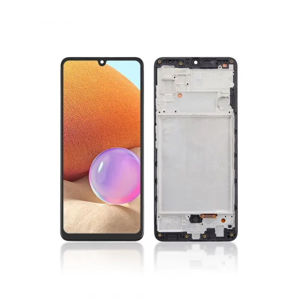 Replacement LCD Screen For Samsung Galaxy A32 4G (A325F) Black – With Frame