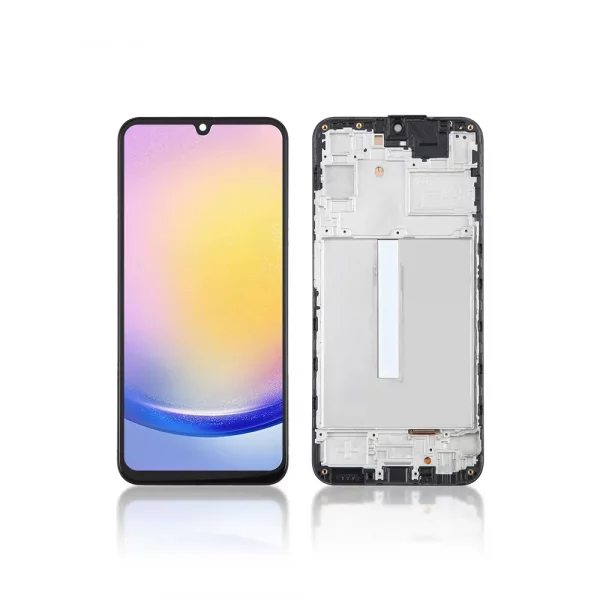 Replacement LCD Screen For Samsung Galaxy A25 (A256E) Black – With Frame