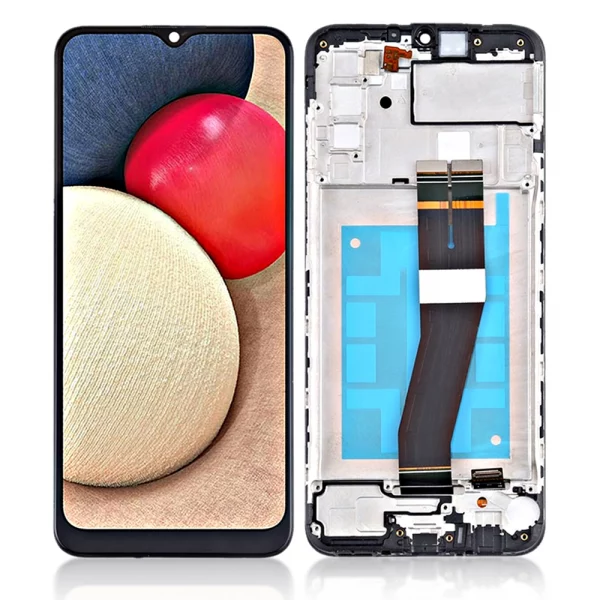 Replacement LCD Screen For Samsung Galaxy A02S (A025F) Small Version – With Frame