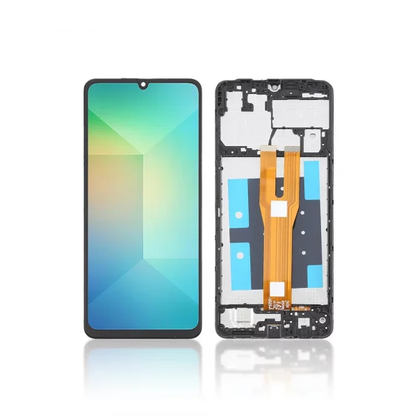Replacement LCD Screen For Samsung Galaxy A06 (A065F) Black – With Frame
