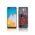 Replacement OLED LCD Screen Display Touch and Digitizer Assembly for Huawei P40 Pro Black – With Frame