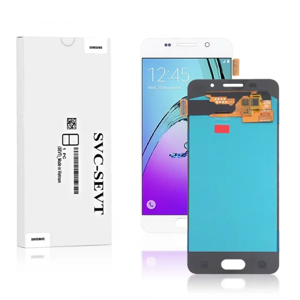 Genuine LCD Screen For Samsung Galaxy A3 2016 (A310F) No Frame – White (GH97-18249A)