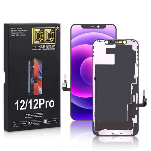 Soft OLED iPhone 12/12 Pro Display and Touch Screen Digitizer Assembly