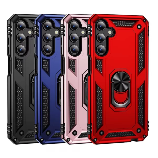 Slim Shockproof Ring Armor Stand Phone Case for Samsung Galaxy A35 (A356B)
