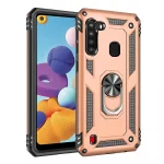 Slim Shockproof Ring Armor Stand Phone Case for Samsung Galaxy A21 (A215U) - Image 3