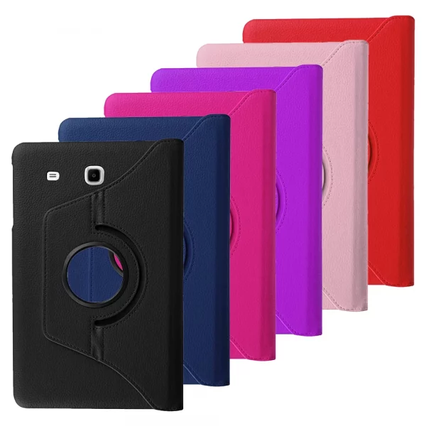 360 Rotating Leather Case For Samsung Galaxy Tab S5E 10.5 (T720 / T725)-Red