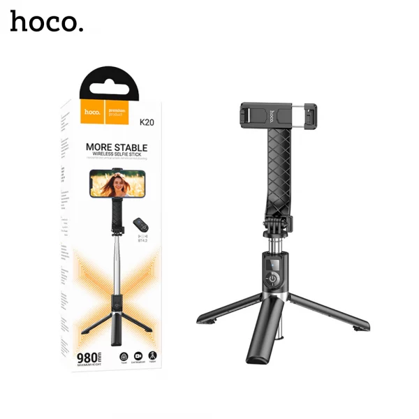 HOCO K20 Wireless Prior Live Broadcast Selfie Stick with Tripod