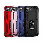 Slim Shockproof Ring Armor Case For iPhone 16e