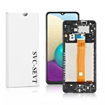 Genuine LCD Screen For Samsung Galaxy A02 (A022F) With Frame and Touchpad – Black  (GH82-25250A)