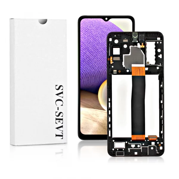 Genuine LCD Screen For Samsung Galaxy A32 5G (A326B) With Frame and Touchpad – Black  (GH82-25121A)