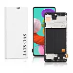 Genuine LCD Screen For Samsung Galaxy A51 4G (A515F) With Frame and Touchpad – Black  (GH82-21680A)