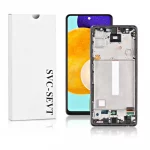 Genuine LCD Screen For Samsung Galaxy A52 4G/5G (A525F/A526B) With Frame and Touchpad – Black  (GH82-25524A)
