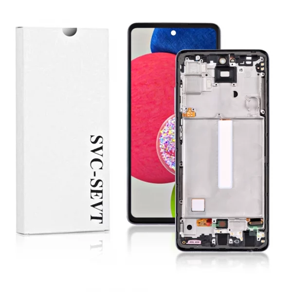 Genuine LCD Screen For Samsung Galaxy A52s (A528B) With Frame and Touchpad – Black  (GH82-26861A)