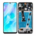 Replacement LCD Screen Display Touch and Digitizer Assembly for Huawei P30 Lite Black – With Frame