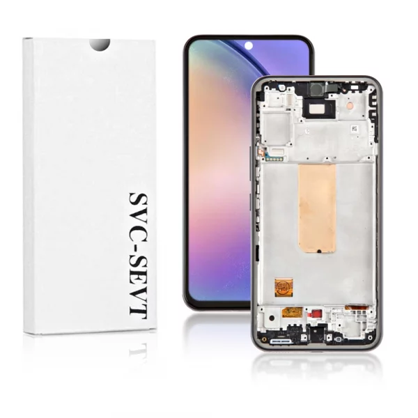 Genuine LCD Screen For Samsung Galaxy A54 5G (A546B) With Frame and Touchpad – Black (GH82-31231A)