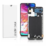 Genuine LCD Screen For Samsung Galaxy A70 (A705F) With Frame and Touchpad – Black  (GH82-19747A)