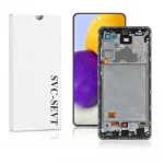 Genuine LCD Screen For Samsung Galaxy A72 4G/5G (A725F/A726B) With Frame and Touchpad – Black  (GH82-25460A)