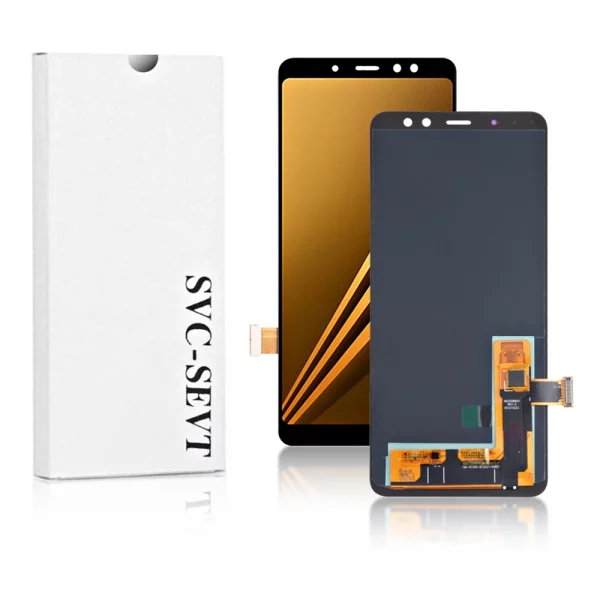 Genuine LCD Screen For Samsung Galaxy A8 2018 (A530F) No Frame – Black  (GH97-21406A)