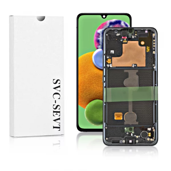 Genuine LCD Screen For Samsung Galaxy A90 5G (A908B) With Frame and Touchpad – Black  (GH82-21092A)