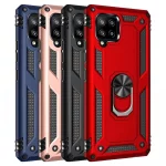 Slim Shockproof Ring Armor Stand Phone Case for Samsung Galaxy A12 (A125F)