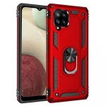 Slim Shockproof Ring Armor Stand Phone Case for Samsung Galaxy A12 (A125F) - Image 4