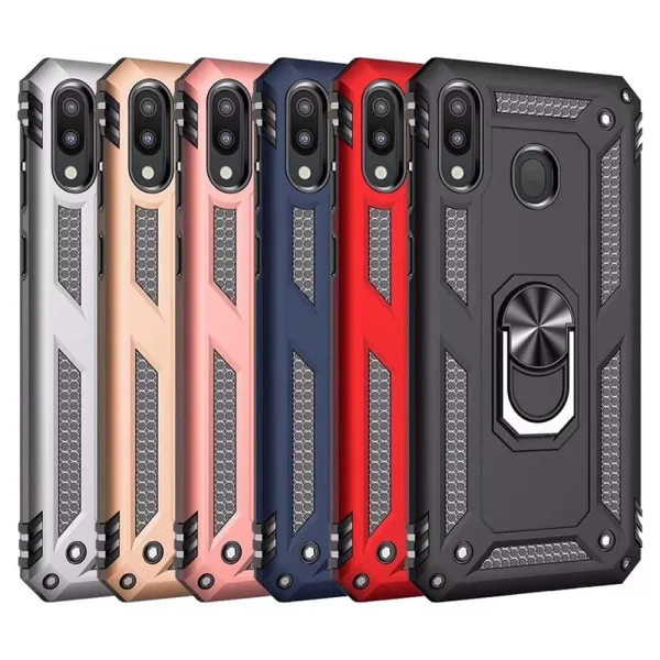 Slim Shockproof Ring Armor Stand Phone Case for Samsung Galaxy A10s (A107F)