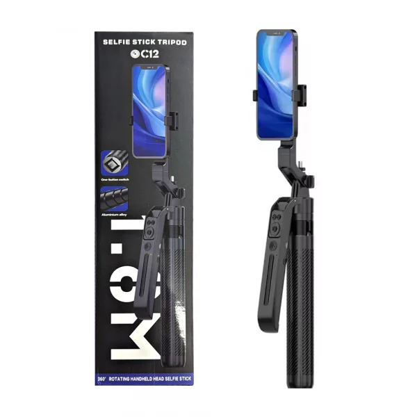 C12 Auto Face Tracking Tripod 360 for Android, iPhone