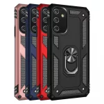Slim Shockproof Ring Armor Stand Phone Case for Samsung Galaxy A03s (A037F)
