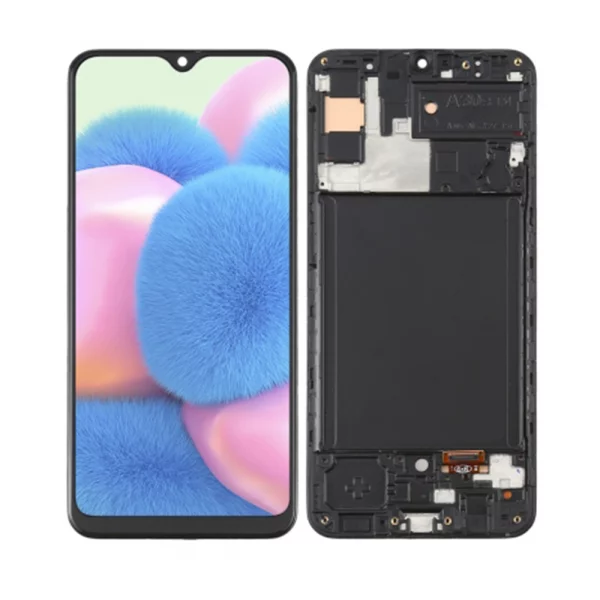 Replacement LCD Screen For Samsung Galaxy A30S (A307F) – With Frame