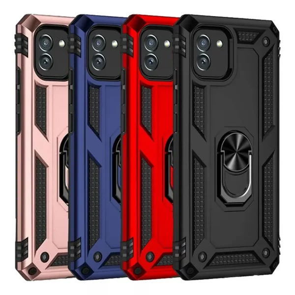Slim Shockproof Ring Armor Stand Phone Case for Samsung Galaxy A03 (A035F)