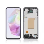 Replacement LCD Screen For Samsung Galaxy A35 (A356B) Black – With Frame