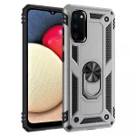 Slim Shockproof Ring Armor Stand Phone Case for Samsung Galaxy A02s (A025F) - Image 4
