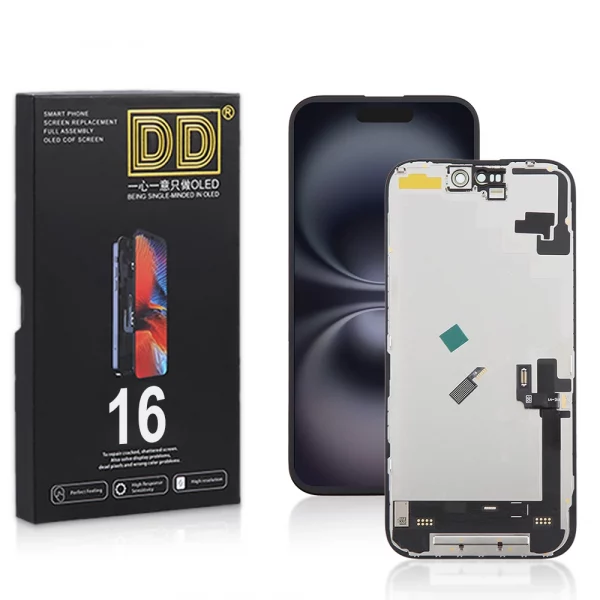 Soft OLED iPhone 16 Display and Touch Screen Digitizer Assembly