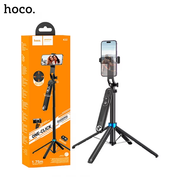 HOCO K22 Remote Control Bluetooth Selfie Stick & Tripod