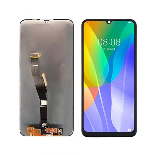 Replacement LCD Screen Display Touch and Digitizer Assembly for Huawei Y6P 2020 Black – No Frame