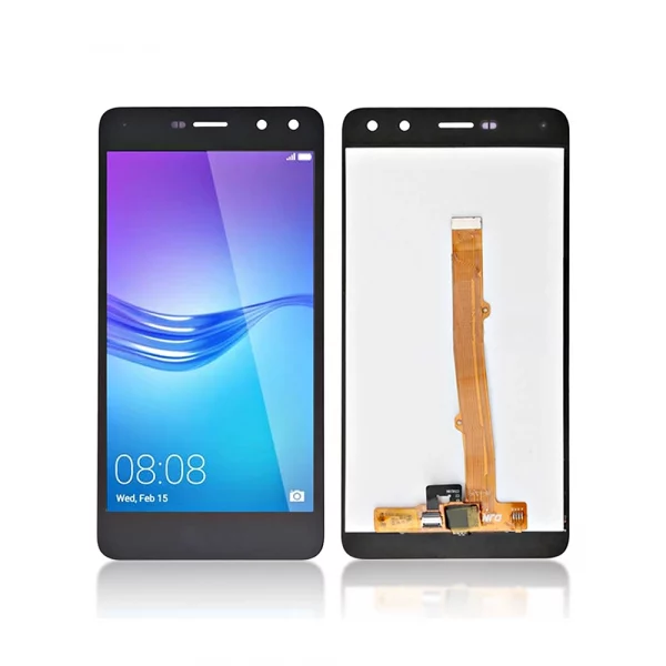 Replacement LCD Screen Display Touch and Digitizer Assembly for Huawei Y6 2017 Black – No Frame