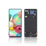 Replacement OLED LCD Screen For Samsung Galaxy A71 (A715F) Black – With Frame