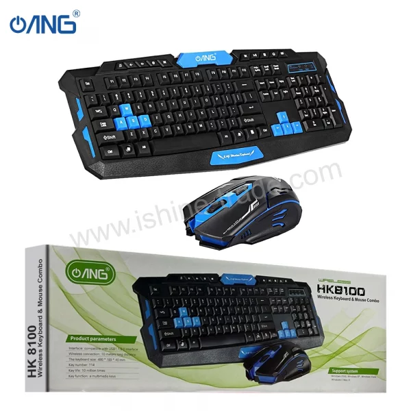 ANG HK8100 – Wireless Keyboard And Mouse Combo