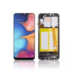 Replacement LCD Screen For Samsung Galaxy A20e (A202F) Black – With Frame