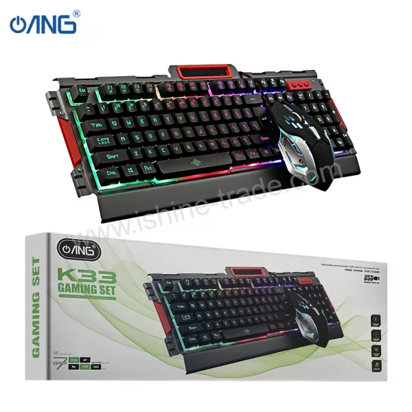 ANG K33 – Wired Mouse And Keyboard Combo Gaming Set