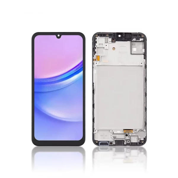 Replacement LCD Screen For Samsung Galaxy A15 4G/5G (A155/A156) Black – With Frame