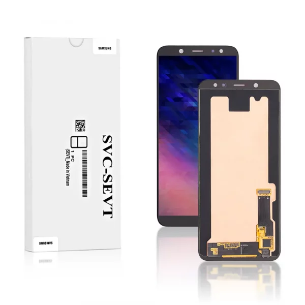 Genuine LCD Screen and Touchpad For Samsung Galaxy A6 (2018) (SM-A600F) No Frame – Black (GH97-21897A)