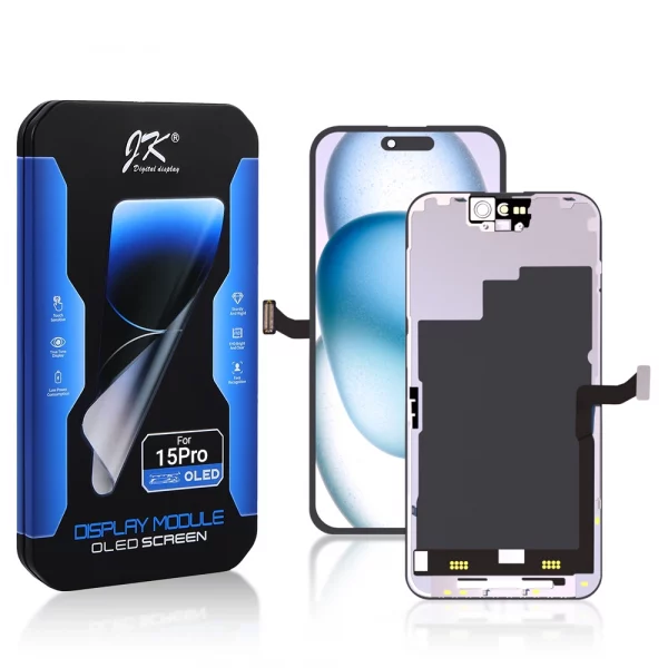 Hard OLED iPhone 15 Pro Display and Touch Screen Digitizer Assembly